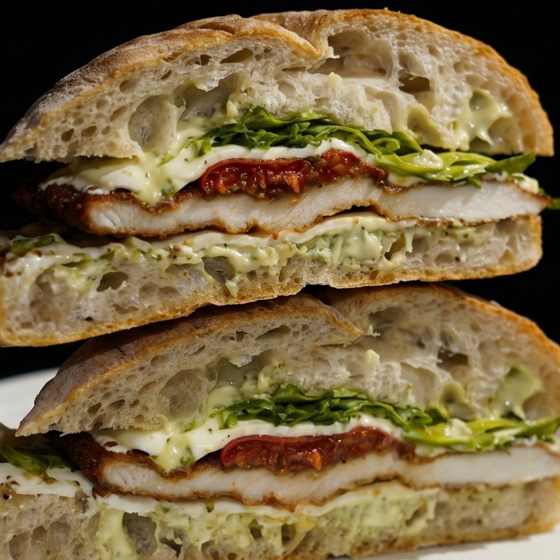 CHICKEN MILANESE PANINI.